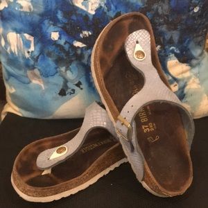 Light Blue Mermaid Birkenstock’s Sandals size 37